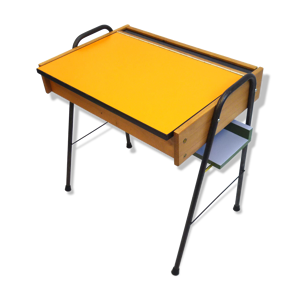 Bureau enfant plateau orange
