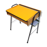 Children's desk orange tray