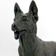 Sculpture representing a German Shepherd, Perrier Challenge Trophy, 1942