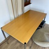 USM Haller desk in natural lacquered beech
