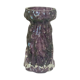 Vase à jacinthe en verre effet gaufre 20 eme