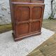 Oak display cabinet bookcase