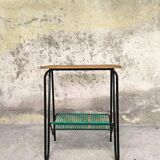 Vinyl record shelf, 50s/60s side table