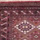 Tapis vintage afghan Ersari fait main en laine – 123 x 183 cm