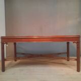 Rectangular mahogany coffee table