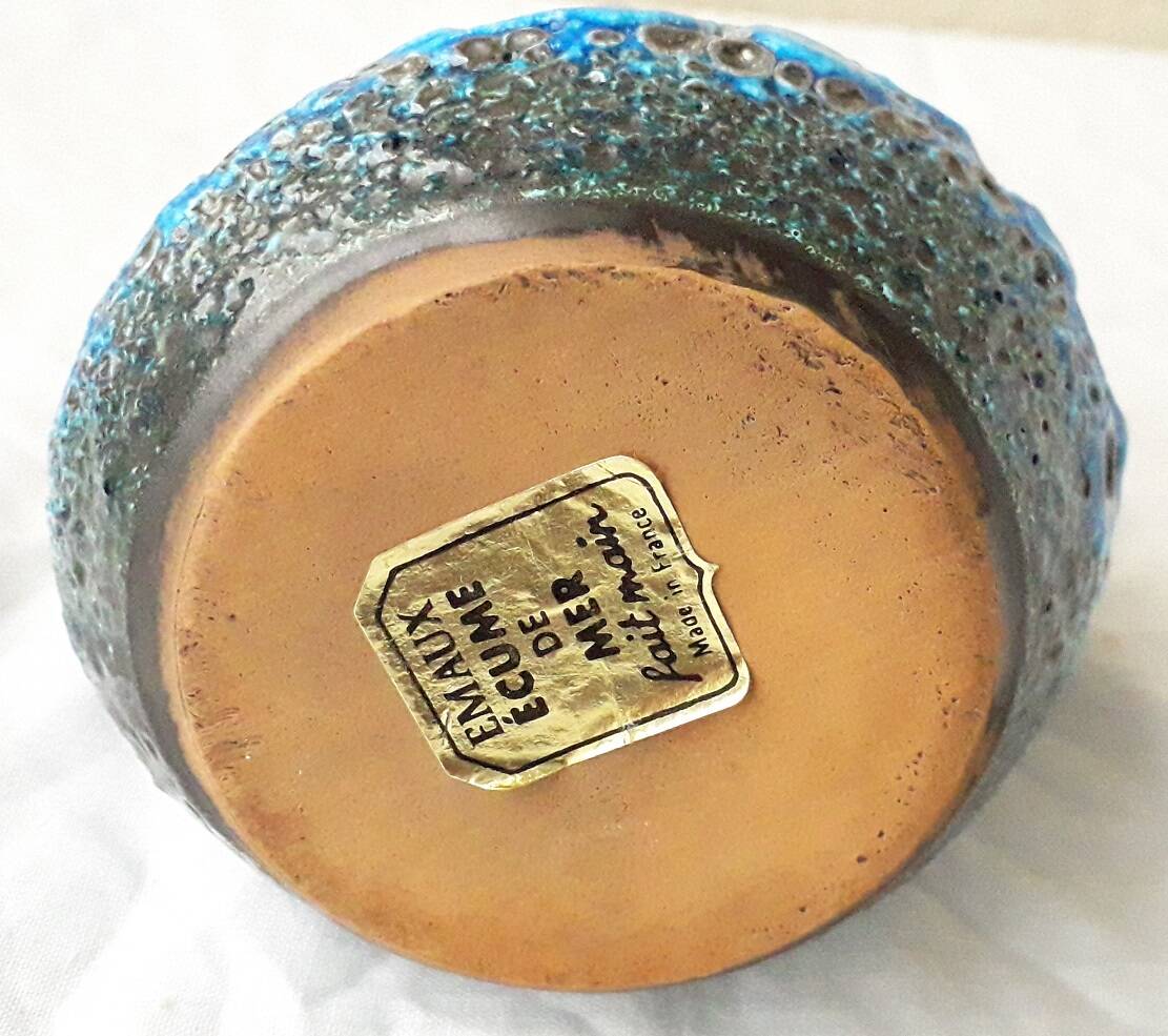 Blue milk jug