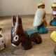 Nursery characters. Benedictine religious creations of Jouarre