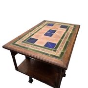 Arts And Craft Side Table With Tiles, from around 1900
