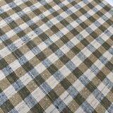 scandinavian kilim 290x190 cm , blue beige and  mustard colour.