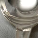 set of 12 dessert spoons in silver metal from Christofle model "Spatours"