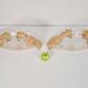 Vintage Bowl Wall Lamps in Goldleaf Murano Glass, Italy, 1970s, Set of 2