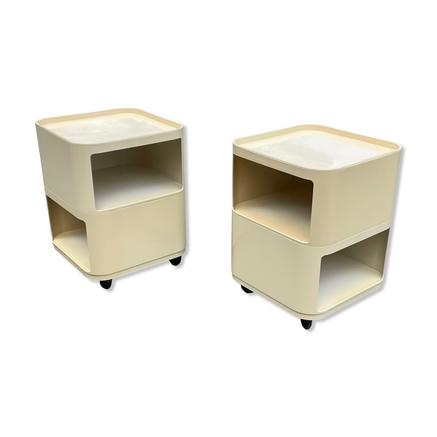Set of Two Componibili by Anna Castelli Ferrieri for Kartell