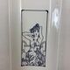 Vintage Mid-Century Ring Dish, Porcelain Tray featuring Alphonse Mucha’s "Amethyst"