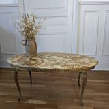 Table basse Louis XV en marbre