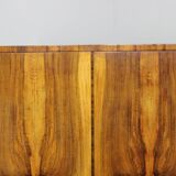 1930s Bauhaus Wardrobe by Vichr & Spol in walnut Finish, Czechoslovakia