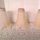 Suspensions Lustre ceiling light Opaline glass France POP 1960 Decoration reduced