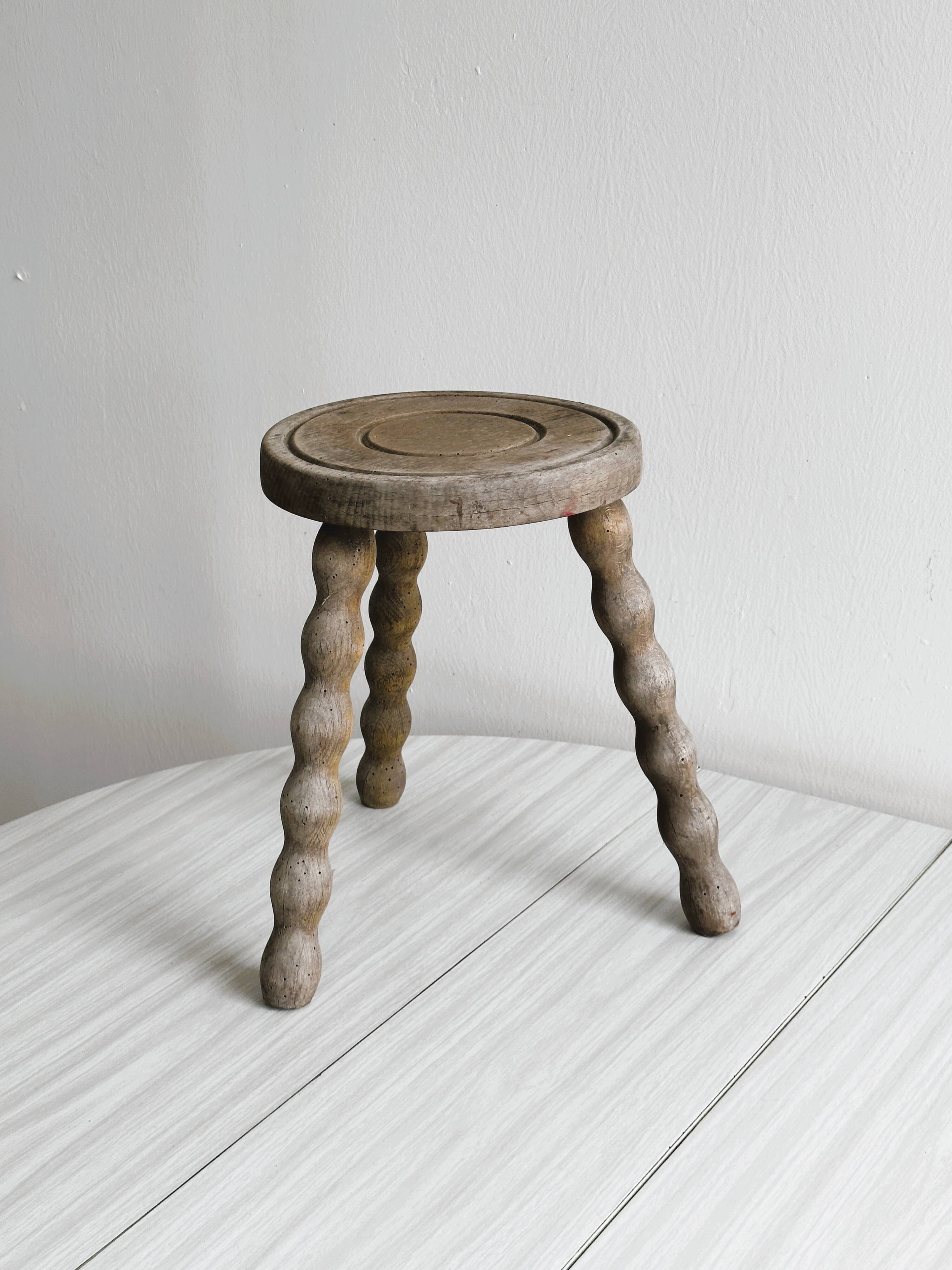 Antique wooden stool