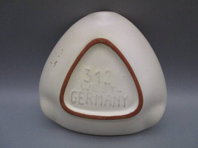 Cendrier vintage en céramique West Germany