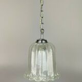 60s 70s lamp hanging lamp ball lamp bubble chrome glass space age design