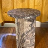 Green Cipollino marble side table