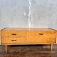 Vintage hi-fi TV cabinet with compass legs