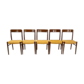 Suite de 5 chaises scandinave Niels O Moller