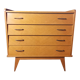 Commode vintage en chêne 4 tiroirs