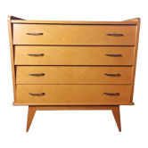 Vintage oak chest of drawers 4 drawers