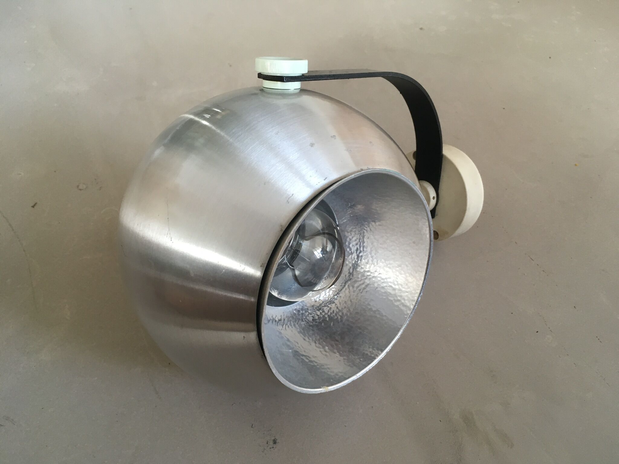 Wall light Erco Eye ball vintage