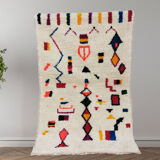 Handmade moroccan berber carpet 152 x 100 cm