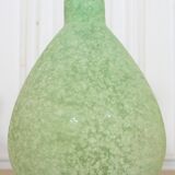 Soliflore vase in granite moulded blown glass