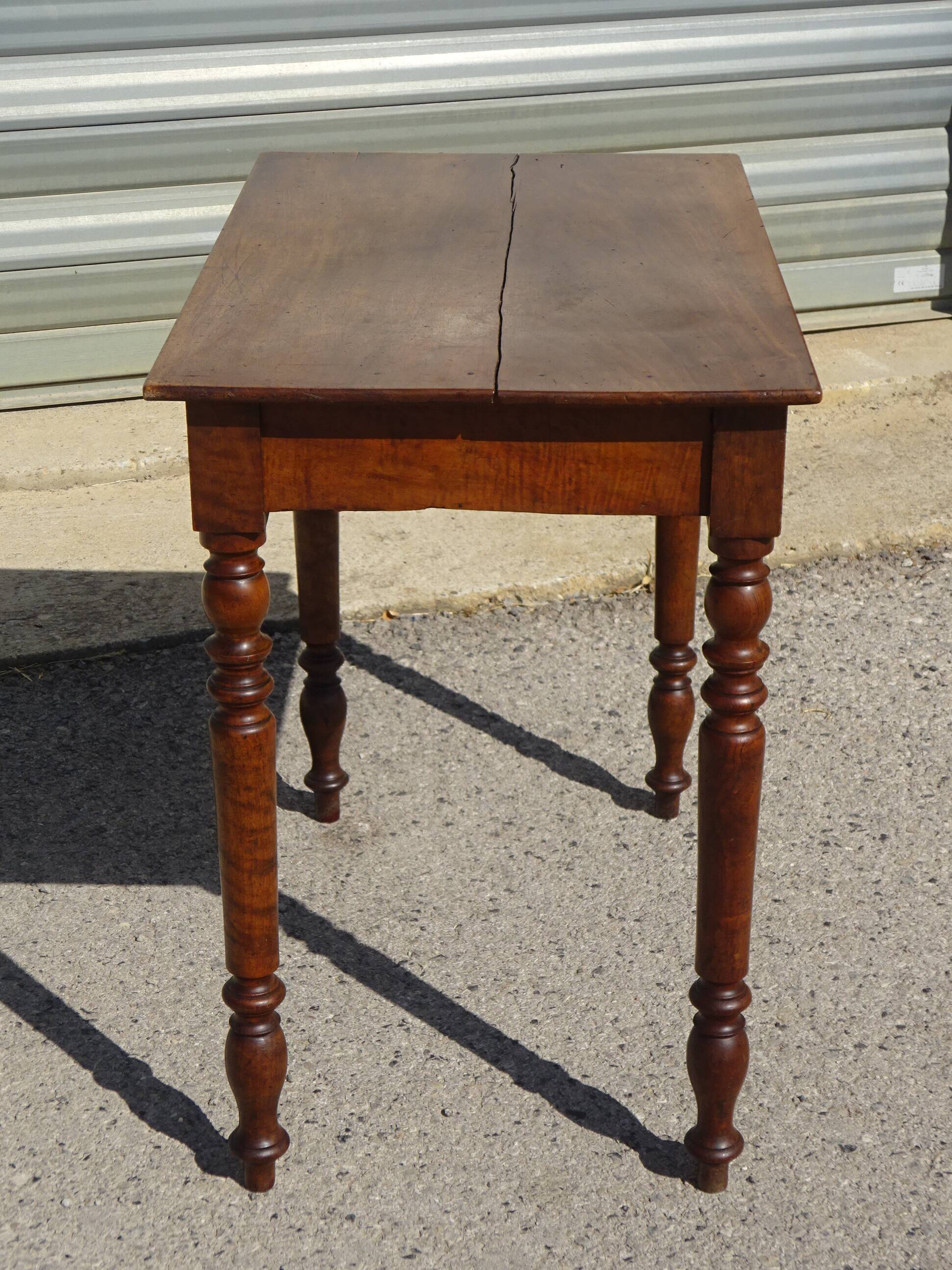 Vintage desk in solid walnut