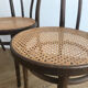 Lot 4 chairs ZPM Radomsko 1960 in canning and wood