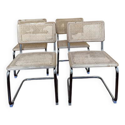Chaises inspirations B32 Marcel Breuer cannage
