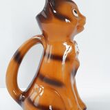 Vintage ceramic cat pitcher  1960