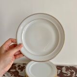 Petites assiettes en porcelaine de Limoges