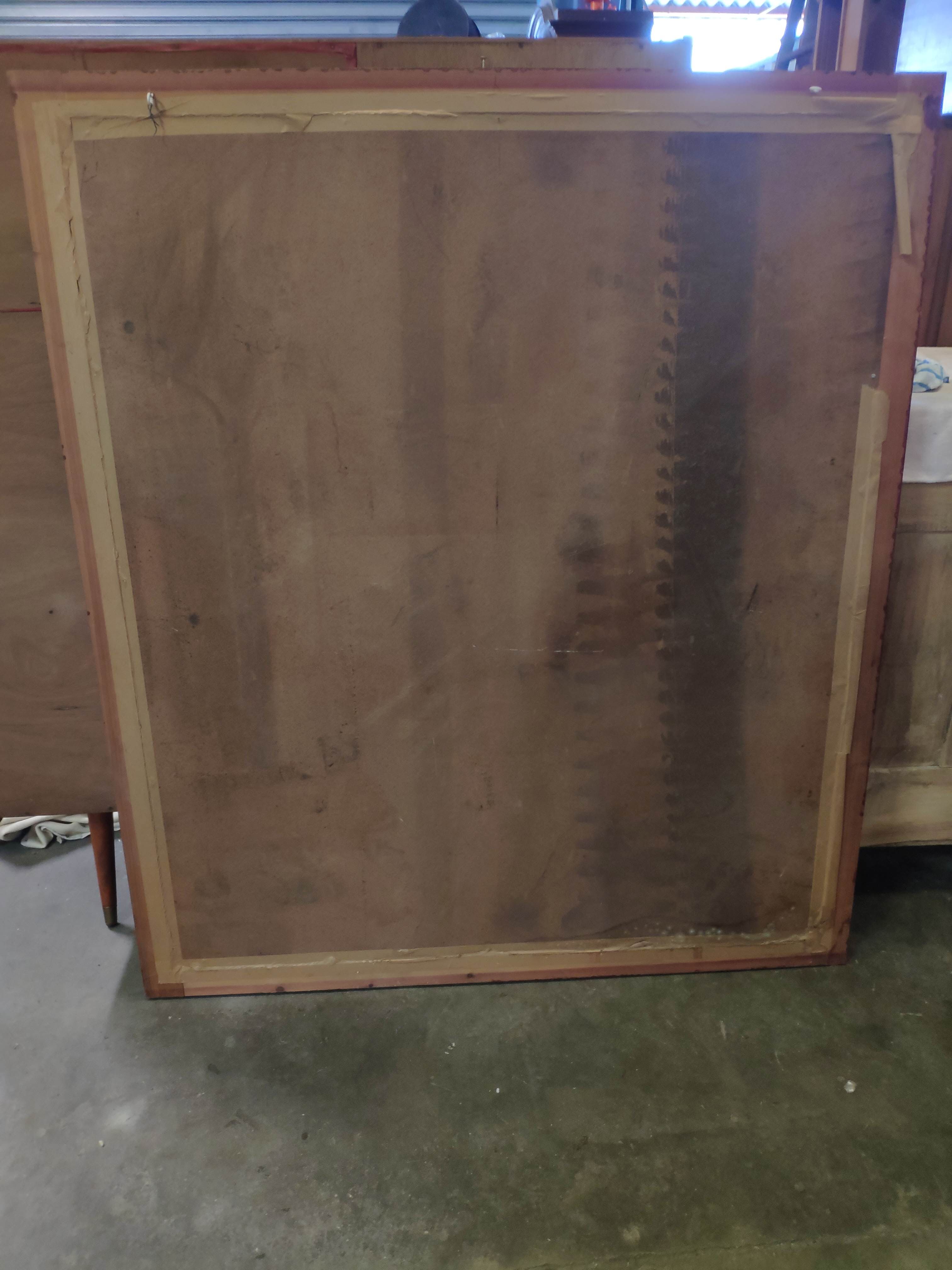 Mirror gilded wood 156x135