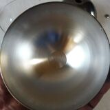 Old breakfast service, confectioner, sugar bowl, silver metal ball + glass