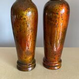 Vietnamese lacquered wooden vase