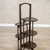 Late 20th Century Oak Flower Stand, 1950s