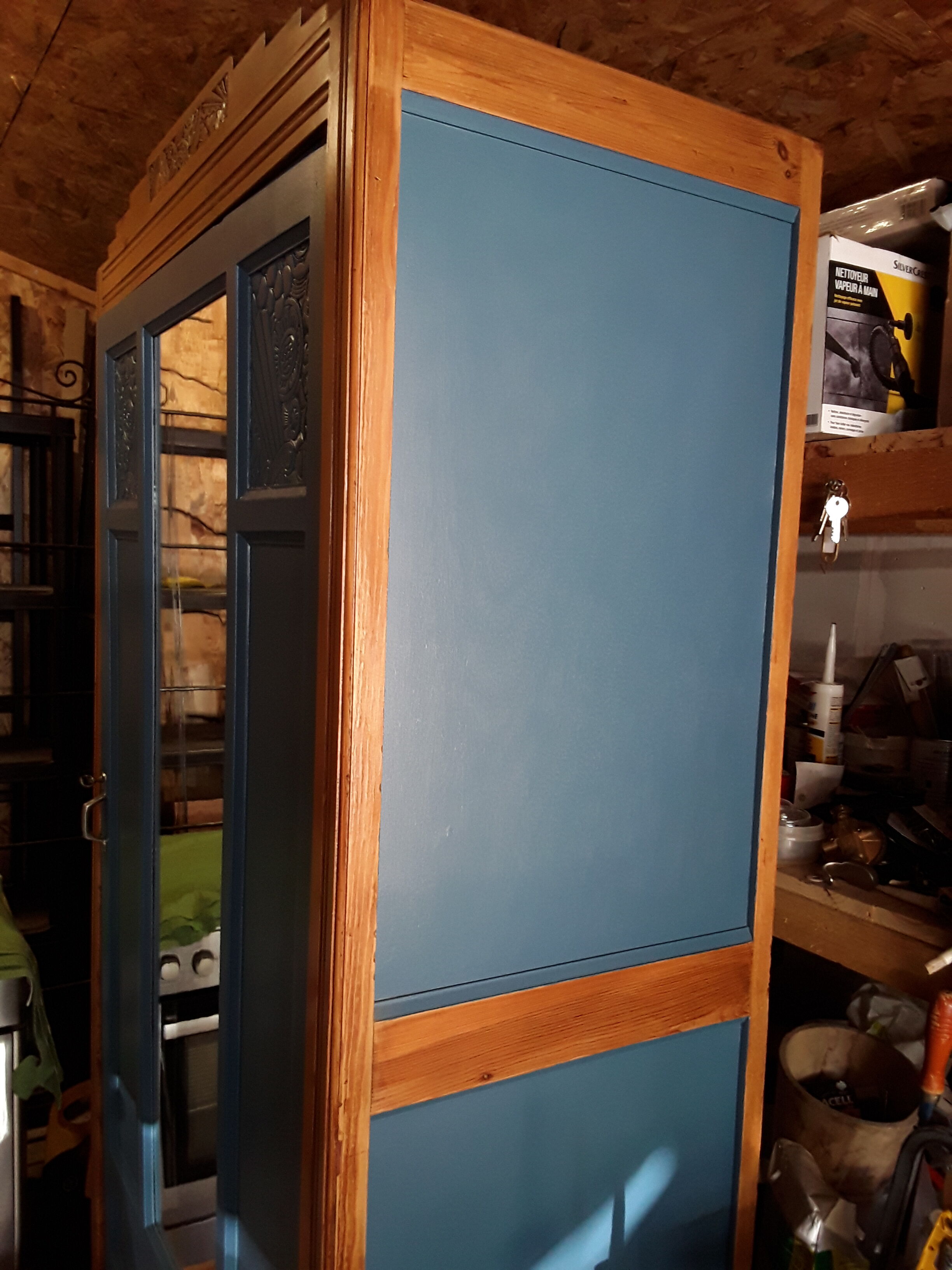 Relooked art deco wardrobe