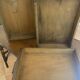 Rattan desk with three drawers