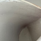 Emidio Galassi, modernist shaped pitcher in partially glazed ceramic