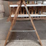 Farm table on trestles
