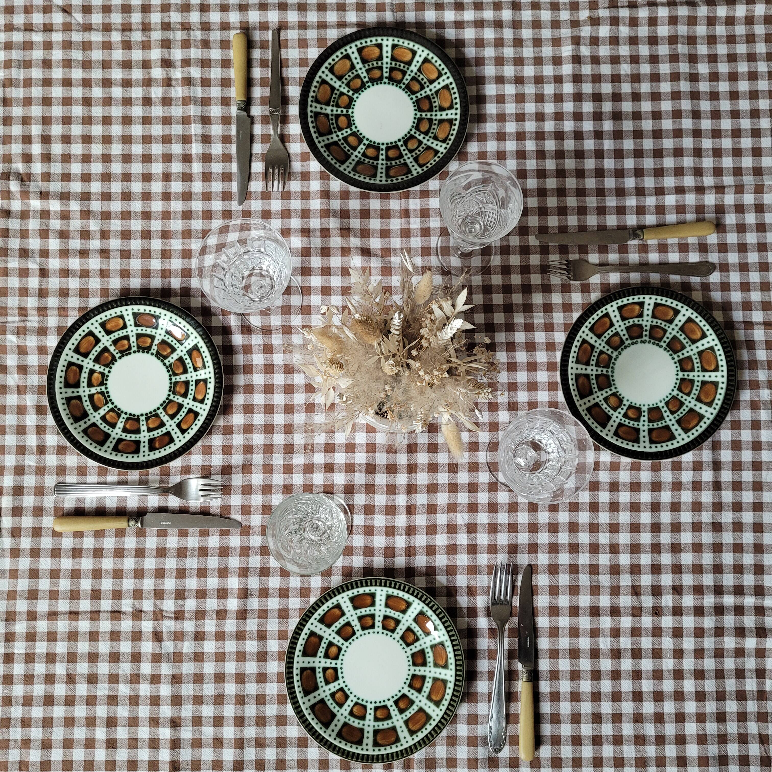 La Redoute x Selency set of 4 Bernadette dessert plates