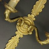 Paire d'appliques, aux palmettes, style Empire