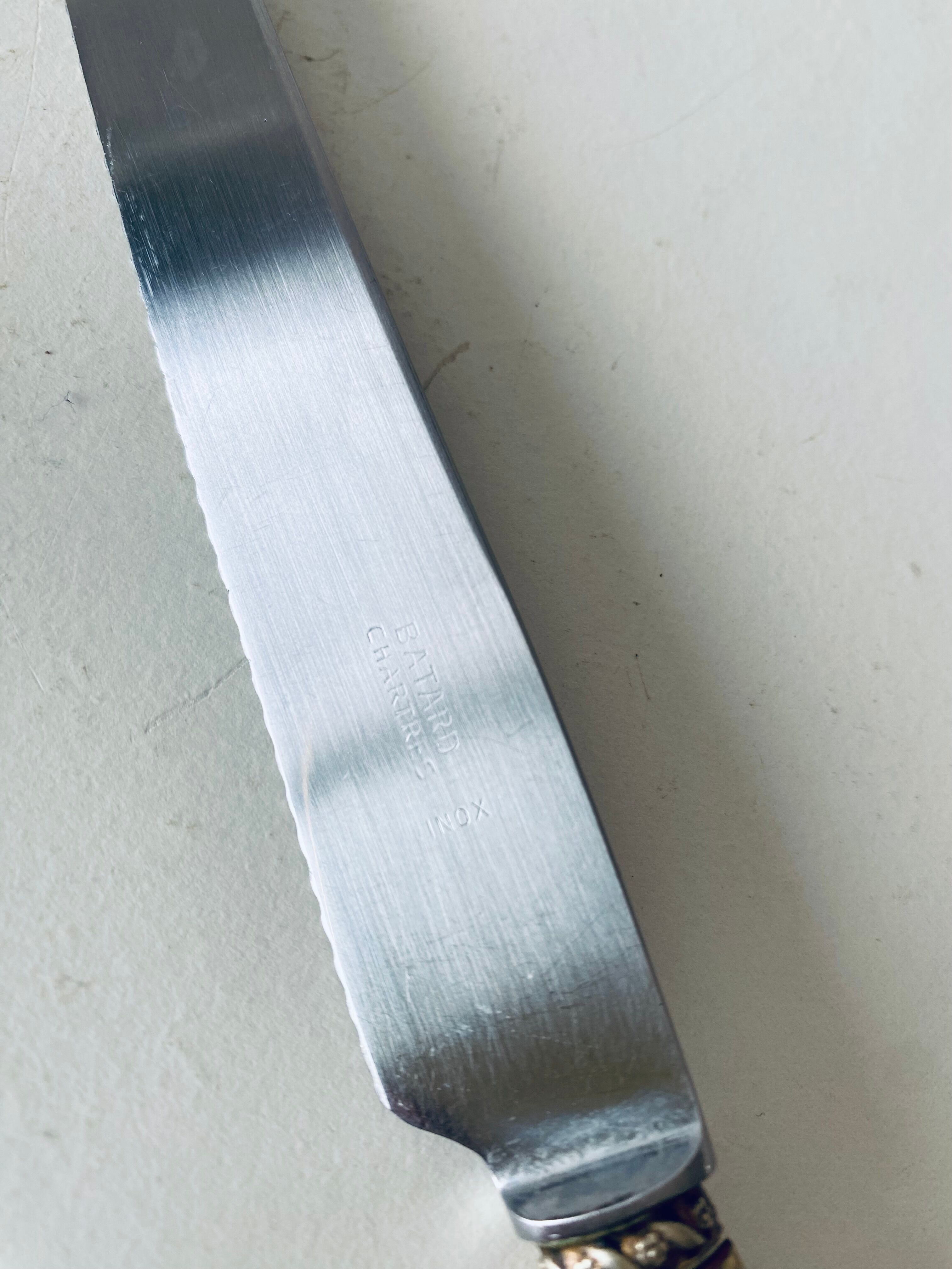 Set of 10 antique knives