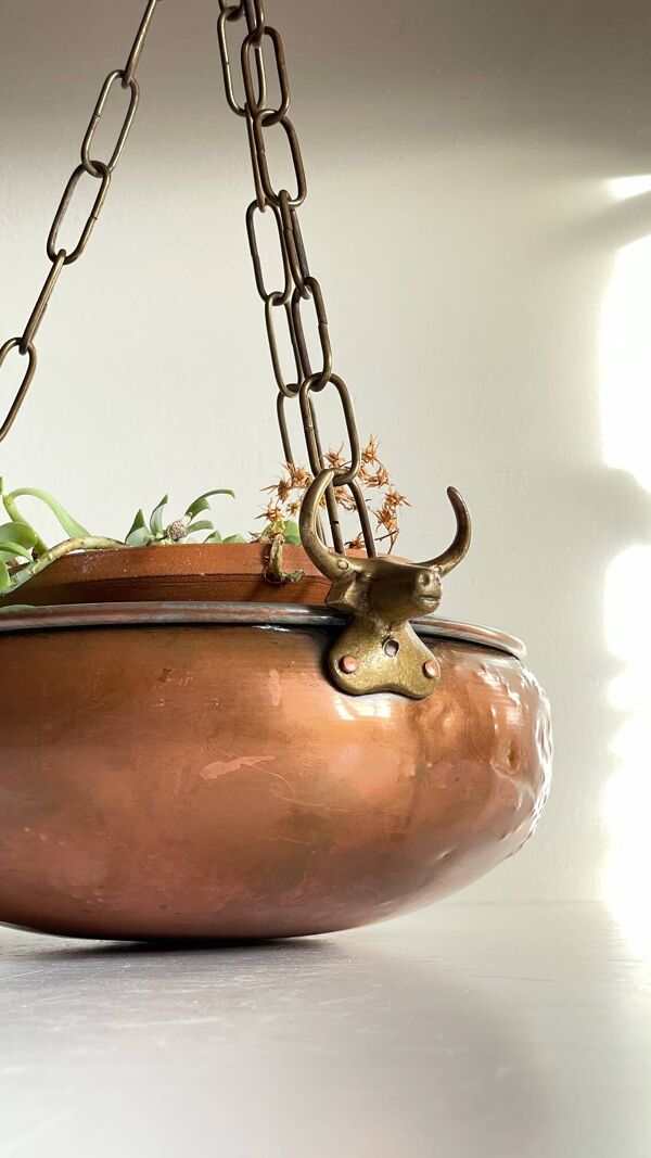 CACHE-POT Suspendu  Vintage