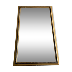 miroir de cheminée bois