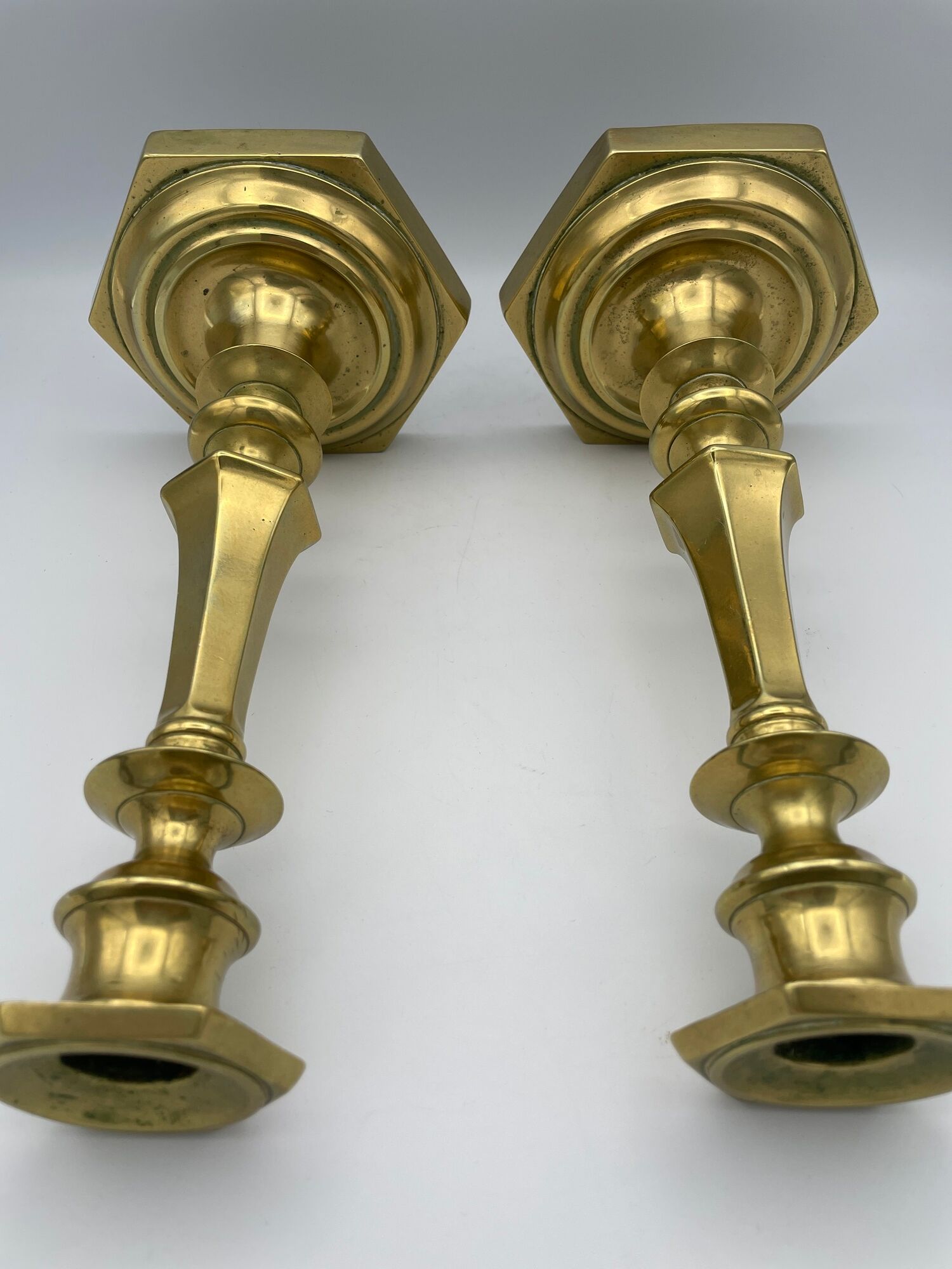 Pair of candle holders